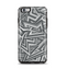 The Jagged Abstract Graytone Apple iPhone 6 Plus Otterbox Symmetry Case Skin Set