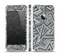 The Jagged Abstract Graytone Skin Set for the Apple iPhone 5