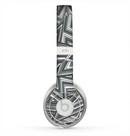 The Jagged Abstract Graytone Skin for the Beats by Dre Solo 2 Headphones