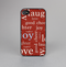 The Joy & Love WordCloud Wallpaper Skin-Sert for the Apple iPhone 4-4s Skin-Sert Case