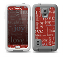 The Joy & Love WordCloud Wallpaper Skin for the Samsung Galaxy S5 frē LifeProof Case