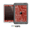 The Joy & Love WordCloud Wallpaper Skin for the Apple iPad Mini LifeProof Case