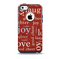 The Joy & Love WordCloud Wallpaper Skin for the iPhone 5c OtterBox Commuter Case