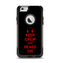 The Keep Calm & Beats On Red Apple iPhone 6 Otterbox Commuter Case Skin Set