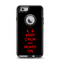 The Keep Calm & Beats On Red Apple iPhone 6 Otterbox Defender Case Skin Set