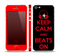 The Keep Calm & Beats On Red Skin Set for the Apple iPhone 5