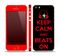 The Keep Calm & Beats On Red Skin Set for the Apple iPhone 5s