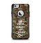 The Keep Calm & Carry On Camouflage Apple iPhone 6 Otterbox Commuter Case Skin Set