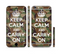 The Keep Calm & Carry On Camouflage Sectioned Skin Series for the Apple iPhone 6