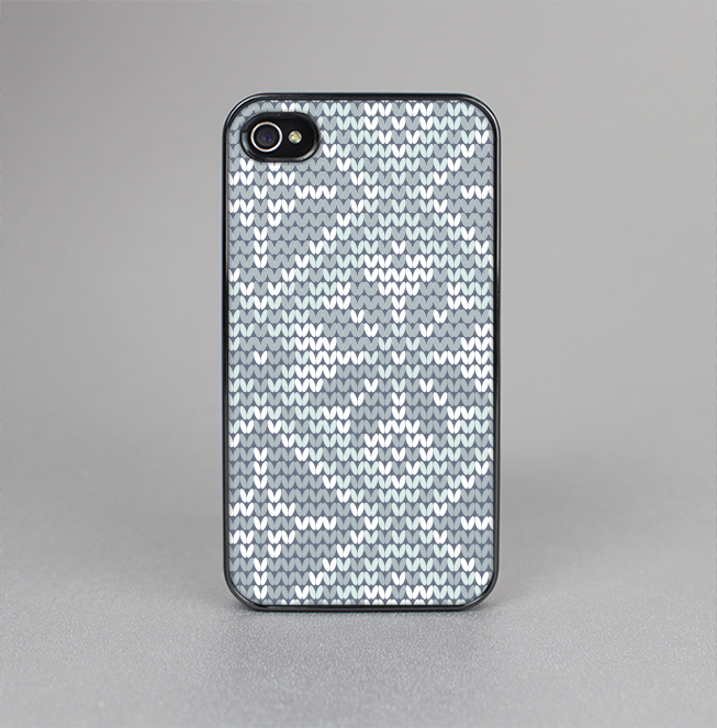 The Knitted Snowflake Fabric Pattern Skin-Sert for the Apple iPhone 4-4s Skin-Sert Case