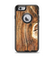 The Knobby Raw Wood Apple iPhone 6 Otterbox Defender Case Skin Set
