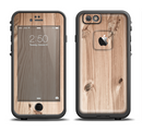 The LIght-Grained Wood Apple iPhone 6/6s LifeProof Fre Case Skin Set