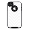 The Large Chevron white png Skin for the iPhone 4-4s OtterBox Commuter Case