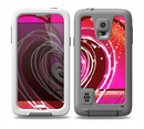 The Large Deep Pink Heart Skin for the Samsung Galaxy S5 frē LifeProof Case