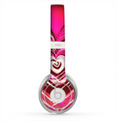 The Large Deep Pink Heart Skin for the Beats by Dre Solo 2 Headphones
