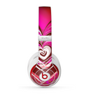 The Large Deep Pink Heart Skin for the Beats by Dre Studio (2013+ Version) Headphones