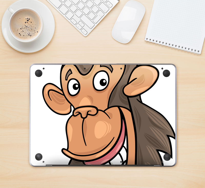 The Laughing Vector Chimp Skin Kit for the 12" Apple MacBook (A1534)