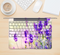 The Lavender Flower Bed Skin Kit for the 12" Apple MacBook (A1534)
