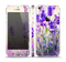 The Lavender Flower Bed Skin Set for the Apple iPhone 5