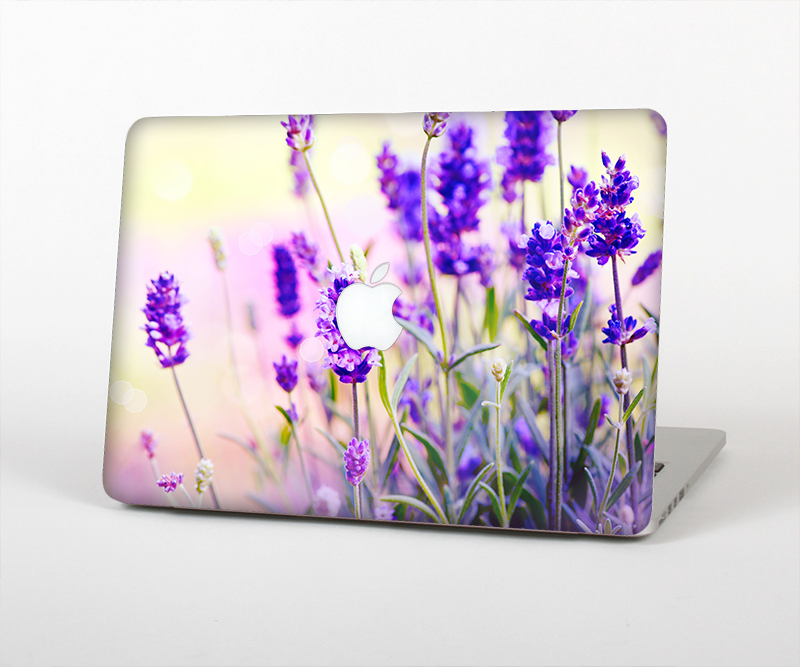 The Lavender Flower Bed Skin for the Apple MacBook Pro Retina 15"