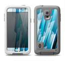 The Layered Blue HD Strips Samsung Galaxy S5 LifeProof Fre Case Skin Set