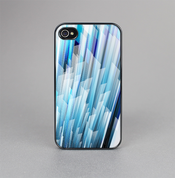 The Layered Blue HD Strips Skin-Sert for the Apple iPhone 4-4s Skin-Sert Case