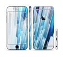 The Layered Blue HD Strips Sectioned Skin Series for the Apple iPhone 6s Plus