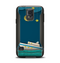 The Layered Paper Night Ship with Gold Stars Samsung Galaxy S5 Otterbox Commuter Case Skin Set
