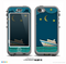 The Layered Paper Night Ship with Gold Stars Skin for the iPhone 5c nüüd LifeProof Case