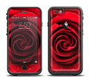 The Layered Red Rose Apple iPhone 6 LifeProof Fre Case Skin Set