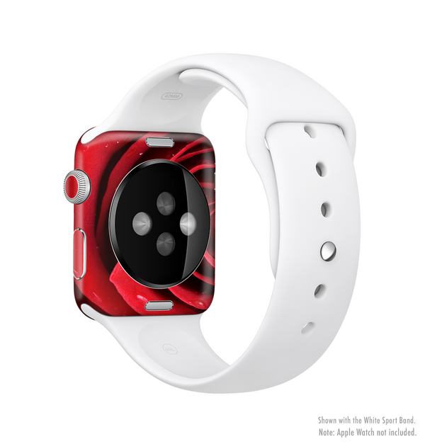 The Layered Red Rose Full-Body Skin Kit for the Apple Watch