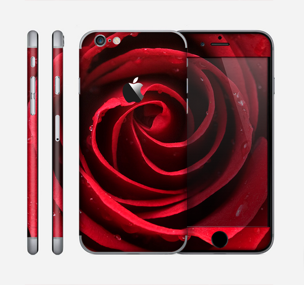 The Layered Red Rose Skin for the Apple iPhone 6