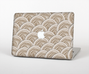 The Layered Tan Circle Pattern Skin for the Apple MacBook Pro 13"  (A1278)