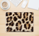 The Leopard Furry Animal Hide Skin Kit for the 12" Apple MacBook (A1534)