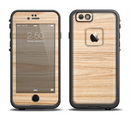 The LightGrained Hard Wood Floor Apple iPhone 6/6s LifeProof Fre Case Skin Set
