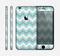The LightTeal-Colored Chevron Pattern Skin for the Apple iPhone 6