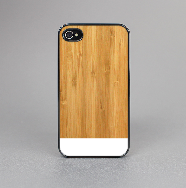 The Light Bamboo Wood Skin-Sert for the Apple iPhone 4-4s Skin-Sert Case