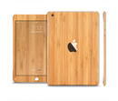 The Light Bamboo Wood Full Body Skin Set for the Apple iPad Mini 3