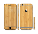 The Light Bamboo Wood Sectioned Skin Series for the Apple iPhone 6s Plus