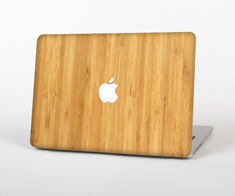 The Light Bamboo Wood Skin Set for the Apple MacBook Pro 15" with Retina Display