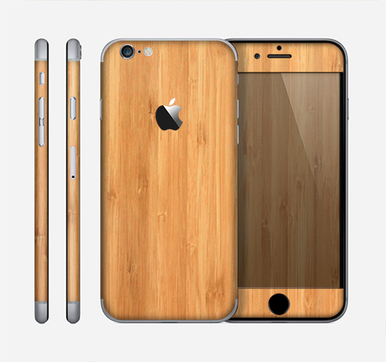 The Light Bamboo Wood Skin for the Apple iPhone 6