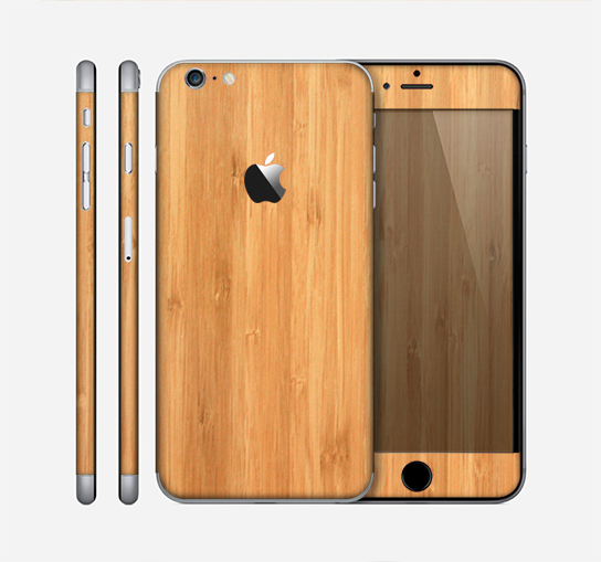 The Light Bamboo Wood Skin for the Apple iPhone 6 Plus