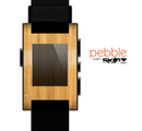 The Light Bamboo Wood Skin for the Pebble SmartWatch
