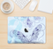 The Light Blue Butterfly Outline Skin Kit for the 12" Apple MacBook (A1534)