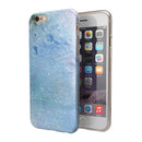 The Light Blue Cratered Moon Surface iPhone 6/6s or 6/6s Plus 2-Piece Hybrid INK-Fuzed Case