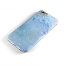 The Light Blue Cratered Moon Surface iPhone 6/6s or 6/6s Plus 2-Piece Hybrid INK-Fuzed Case