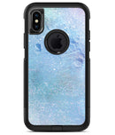 The Light Blue Cratered Moon Surface 2 - iPhone X OtterBox Case & Skin Kits
