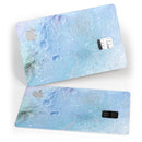 The Light Blue Cratered Moon Surface - Premium Protective Decal Skin-Kit for the Apple Credit Card