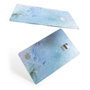 The Light Blue Cratered Moon Surface - Premium Protective Decal Skin-Kit for the Apple Credit Card