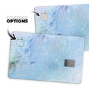 The Light Blue Cratered Moon Surface - Premium Protective Decal Skin-Kit for the Apple Credit Card